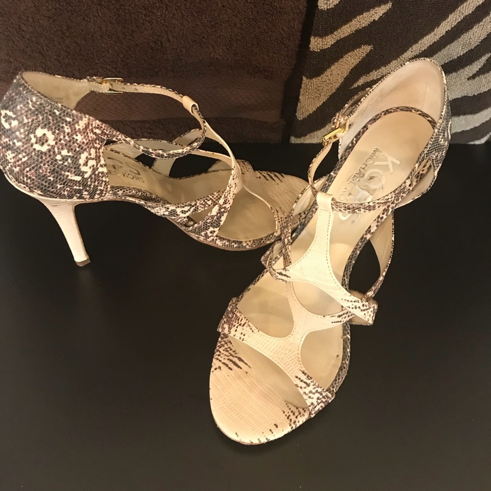 Michael Kors heels. Worn once for wedding